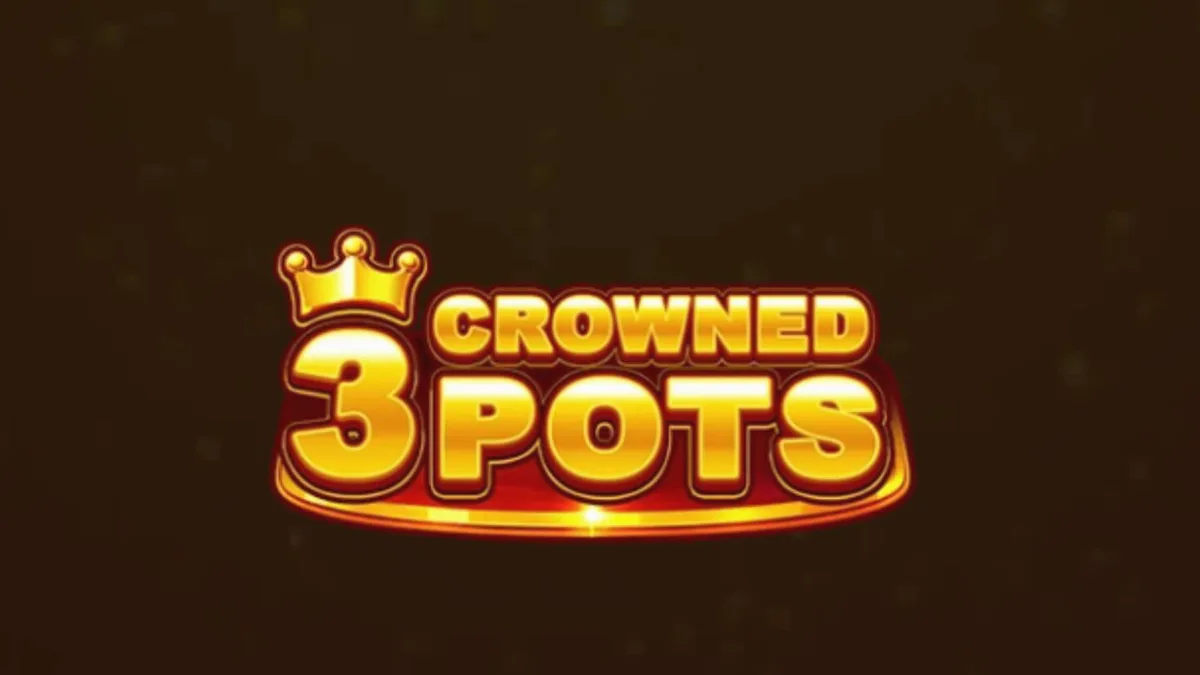 Giao diện trò chơi slot 3 Crowned Pots với các biểu tượng trái cây và hũ vàng